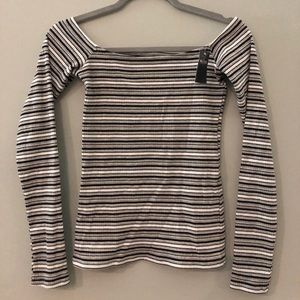 HOLLISTER Stripe Off Shoulder